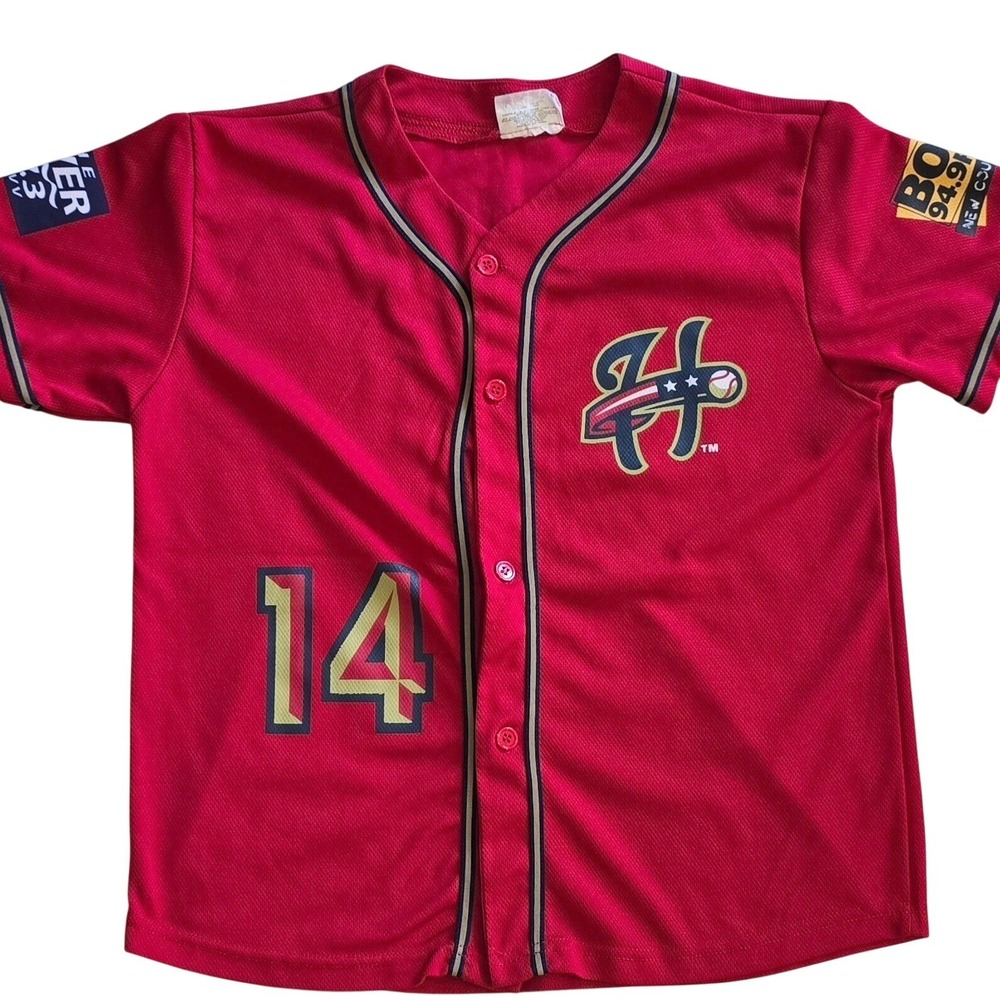 Harrisburg Senators Baseball Jersey Youth XL Short Sleeve Button Up Shirt